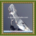 Antique crystal glass shoes model for wedding gifts